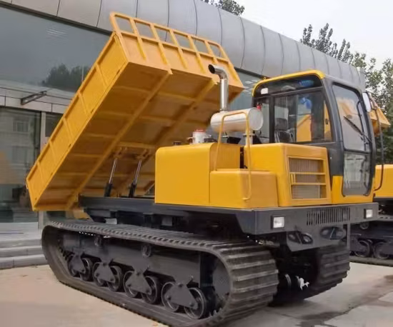 Attrezzatura da costruzione per dumper cingolati in gomma Morooka tipo Om06 da 6 tonnellate