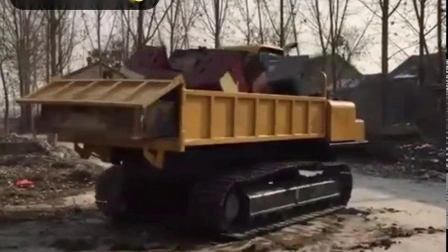 Cina Dumper con cingoli in gomma per trasportatore cingolato da 6 tonnellate 7t