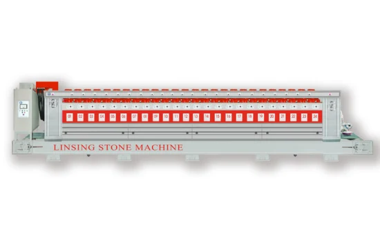 Lucidatrice per molatura di pietra completamente automatica per la lavorazione di lastre di marmo di granito Linea Poshlier